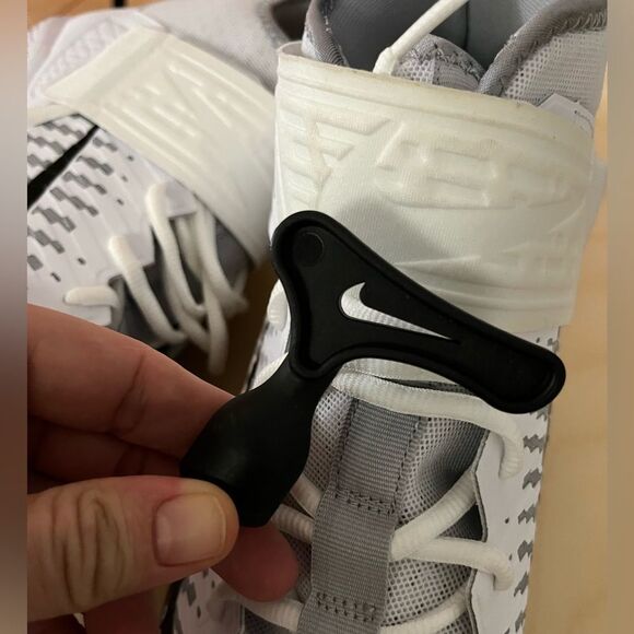 Nike Alpha Menace Pro 2 D White Football Detachable Cleats Mens 14 New
